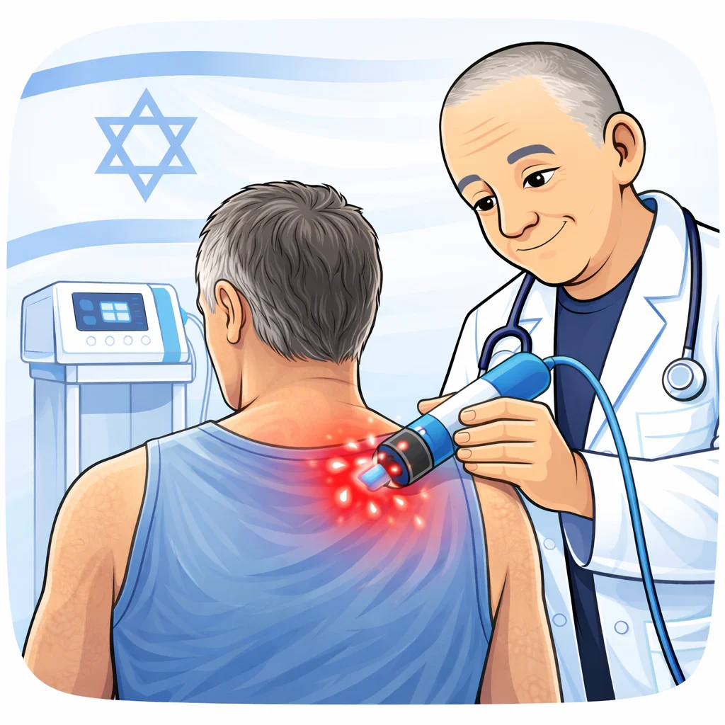 Ударно-волновая терапия в Израиле  - клиника лечения боли  - Помощь при боли в плече и ограничении движения (УВТ)