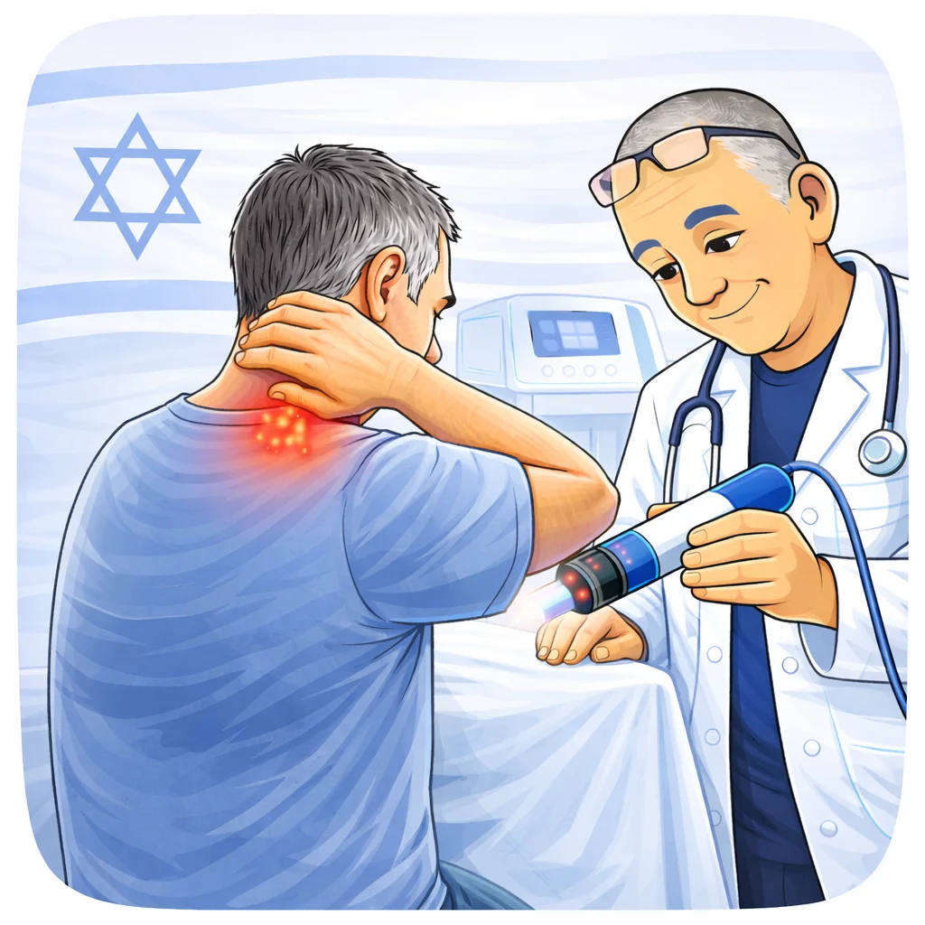 Ударно-волновая терапия в Израиле - клиника лечения боли - Помощь при хронической мышечно-сухожильной боли (УВТ)